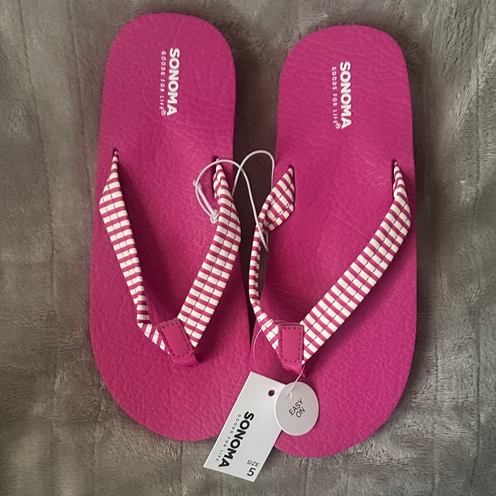 Sonoma Girl’s Vibrant Pink Sandals